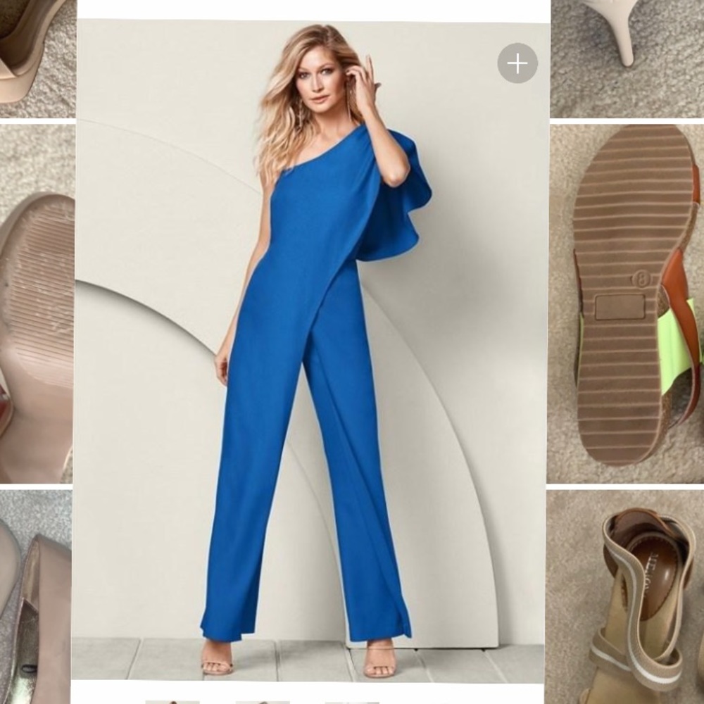 One shoulder jumpsuit